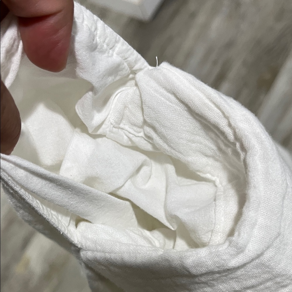 Old Navy dress sun white XL tall White Sleeveless Dress‎ with Ruffle Hem - Picture 9 of 9